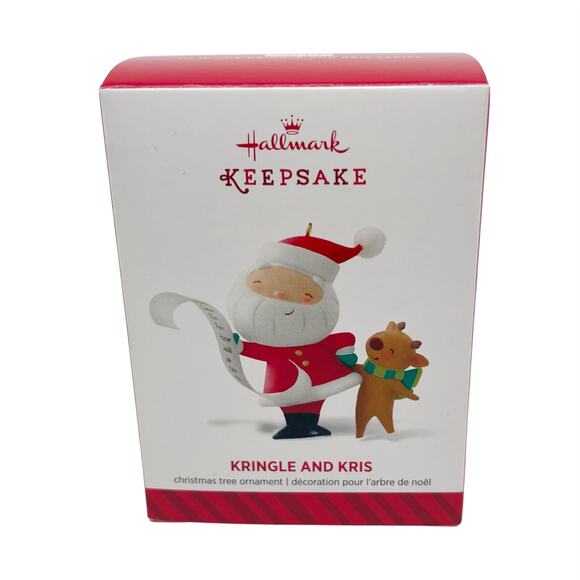 New in Box 2014 Hallmark Keepsake Christmas Tree Ornament Kringle and Kris NIB - Picture 1 of 4